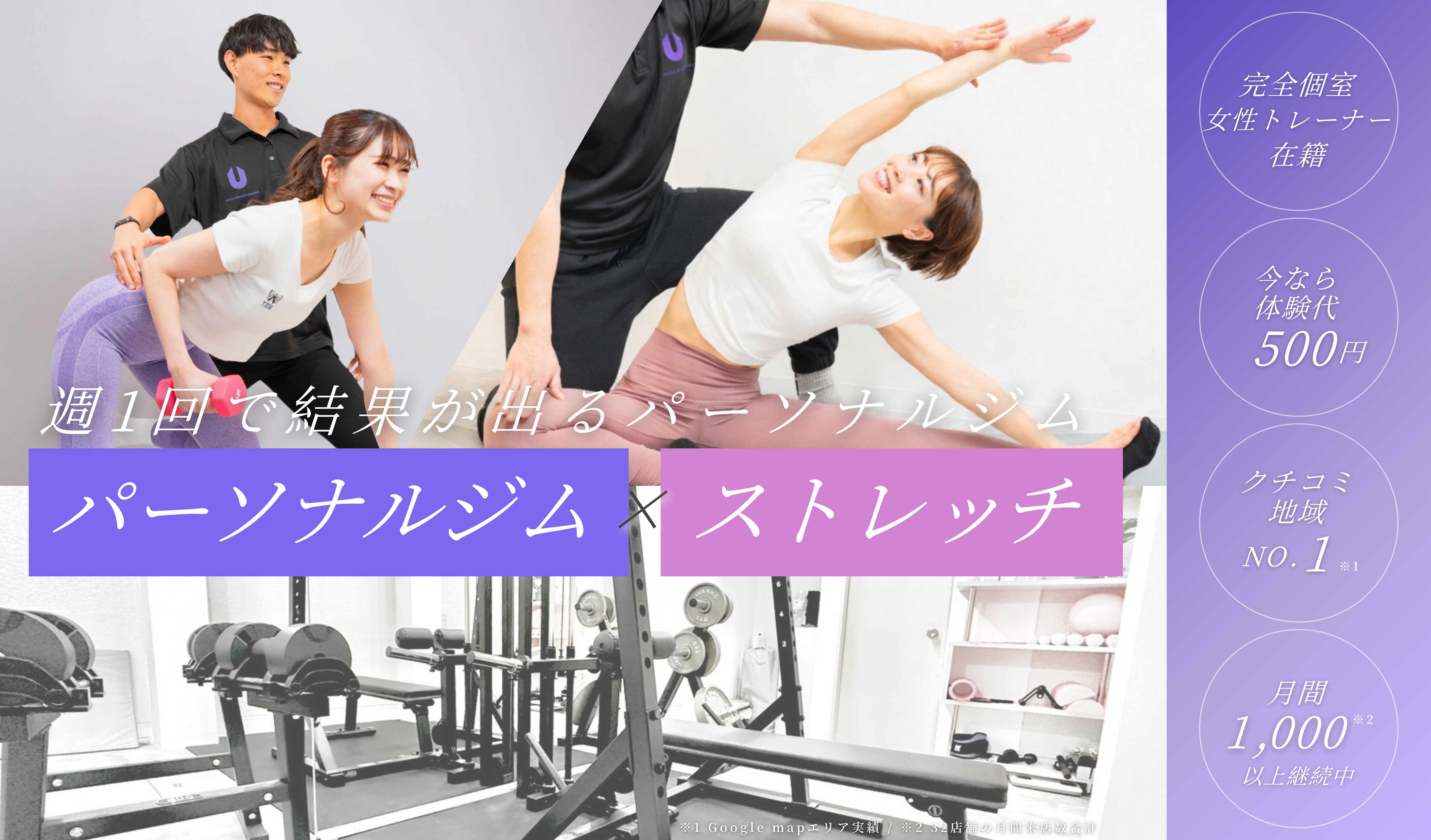 PERSONAL TRAINING STUDIO U 洗足池・長原女性専門店 の店舗写真